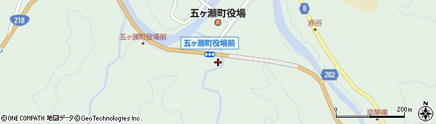 宮崎県西臼杵郡五ヶ瀬町三ヶ所1677周辺の地図