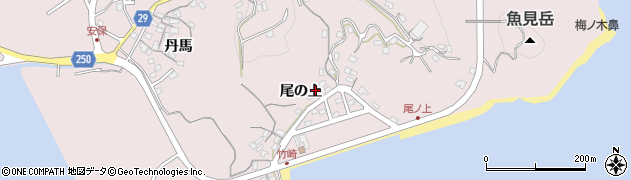 長崎県長崎市香焼町尾の上1467周辺の地図