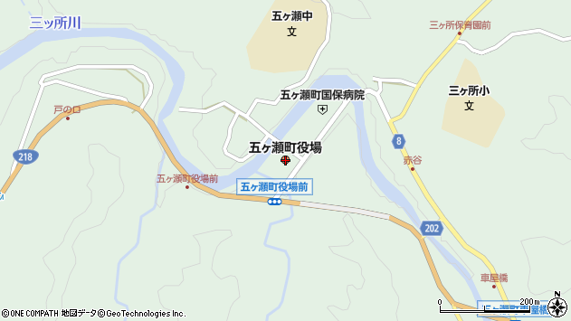 〒882-1200 宮崎県西臼杵郡五ヶ瀬町（以下に掲載がない場合）の地図