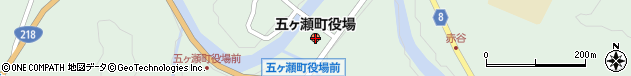 宮崎県西臼杵郡五ヶ瀬町周辺の地図
