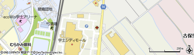 熊本県宇土市善道寺町153周辺の地図