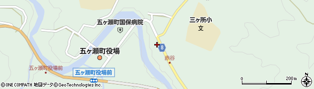 宮崎県西臼杵郡五ヶ瀬町三ヶ所10707周辺の地図