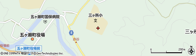 宮崎県西臼杵郡五ヶ瀬町三ヶ所10750周辺の地図