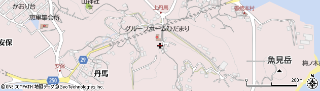 長崎県長崎市香焼町尾の上1375周辺の地図
