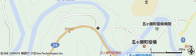 宮崎県西臼杵郡五ヶ瀬町三ヶ所1287周辺の地図