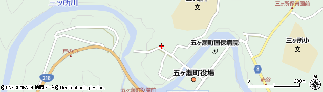 宮崎県西臼杵郡五ヶ瀬町三ヶ所11576周辺の地図