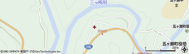 宮崎県西臼杵郡五ヶ瀬町三ヶ所1293周辺の地図
