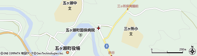 宮崎県西臼杵郡五ヶ瀬町三ヶ所10724周辺の地図