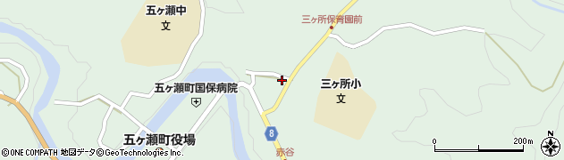 宮崎県西臼杵郡五ヶ瀬町三ヶ所10708周辺の地図