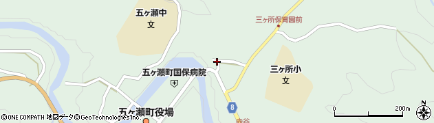 五ヶ瀬郵便局 ＡＴＭ周辺の地図