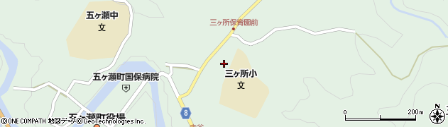 宮崎県西臼杵郡五ヶ瀬町三ヶ所10743周辺の地図