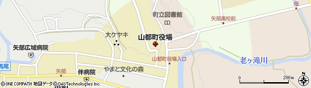 熊本県上益城郡山都町周辺の地図