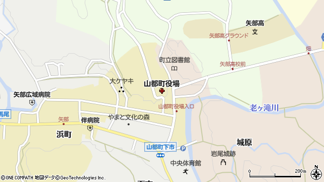 〒861-3500 熊本県上益城郡山都町（以下に掲載がない場合）の地図