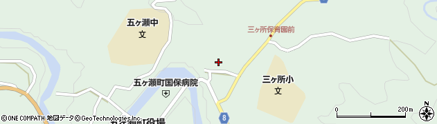 宮崎県西臼杵郡五ヶ瀬町三ヶ所10718周辺の地図