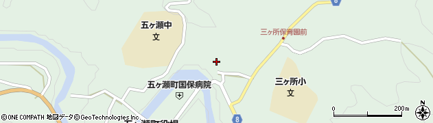 宮崎県西臼杵郡五ヶ瀬町三ヶ所10725周辺の地図