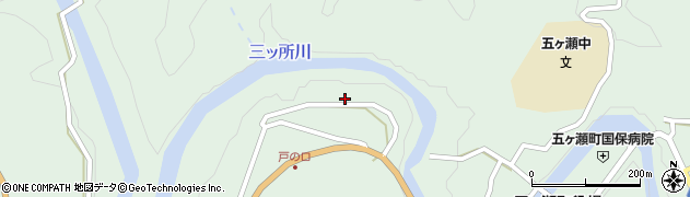宮崎県西臼杵郡五ヶ瀬町三ヶ所1270周辺の地図
