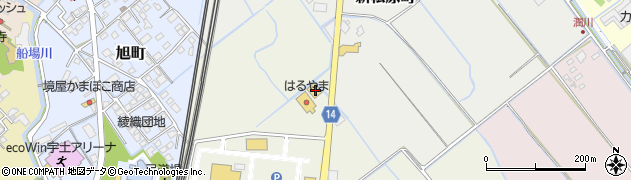 熊本県宇土市善道寺町303周辺の地図