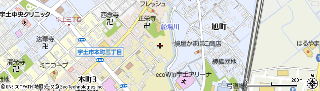 熊本県宇土市新小路町周辺の地図