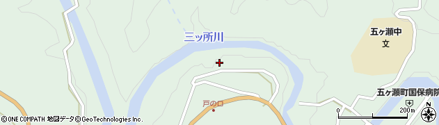 宮崎県西臼杵郡五ヶ瀬町三ヶ所1267周辺の地図