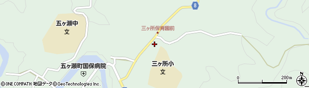 宮崎県西臼杵郡五ヶ瀬町三ヶ所10813周辺の地図