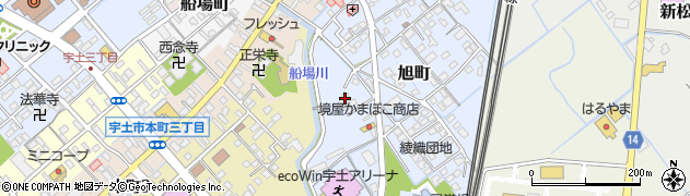 熊本県宇土市旭町428周辺の地図