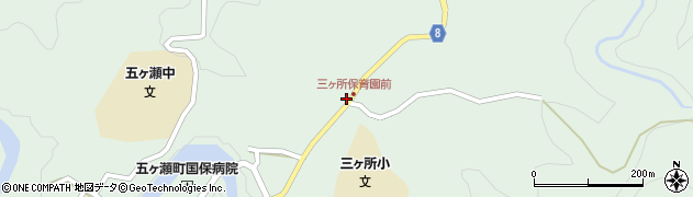 宮崎県西臼杵郡五ヶ瀬町三ヶ所10822周辺の地図