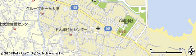 長崎県五島市下大津町周辺の地図