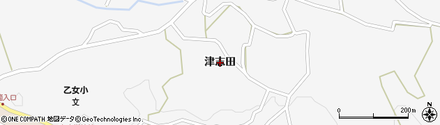 熊本県甲佐町（上益城郡）津志田周辺の地図