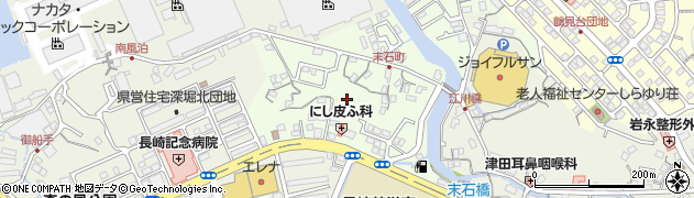 長崎県長崎市末石町周辺の地図