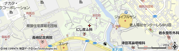 長崎県長崎市末石町412周辺の地図