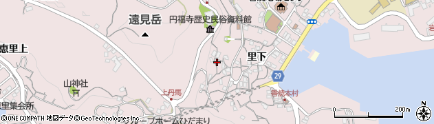長崎県長崎市香焼町周辺の地図