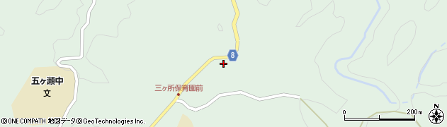 宮崎県西臼杵郡五ヶ瀬町三ヶ所10859周辺の地図