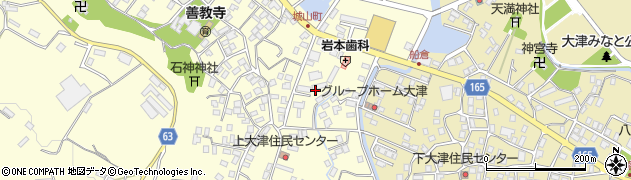 長崎県五島市上大津町周辺の地図