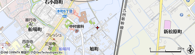 熊本県宇土市旭町233周辺の地図