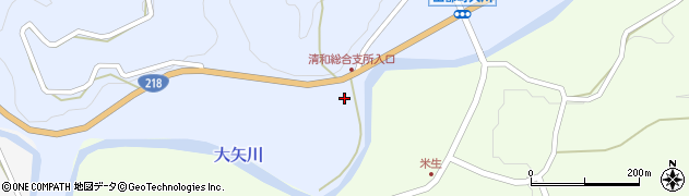 熊本県上益城郡山都町大平1925周辺の地図