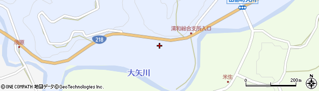 熊本県上益城郡山都町大平1916周辺の地図