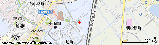 熊本県宇土市旭町244周辺の地図