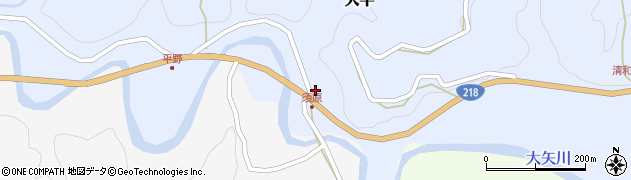 熊本県上益城郡山都町大平2031周辺の地図