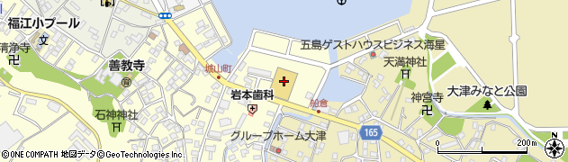 オサダ　福江店周辺の地図