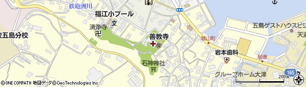 善教寺周辺の地図