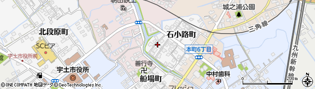 熊本県宇土市石小路町133周辺の地図