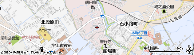 熊本県宇土市築籠町172周辺の地図