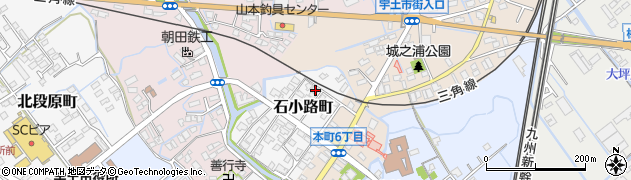 熊本県宇土市石小路町49周辺の地図