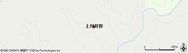 熊本県山都町（上益城郡）上川井野周辺の地図