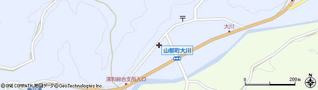 熊本県上益城郡山都町大平346周辺の地図