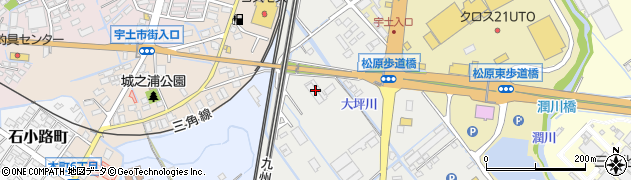 宇城裁断有限会社周辺の地図