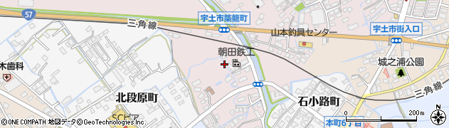 熊本県宇土市築籠町185周辺の地図