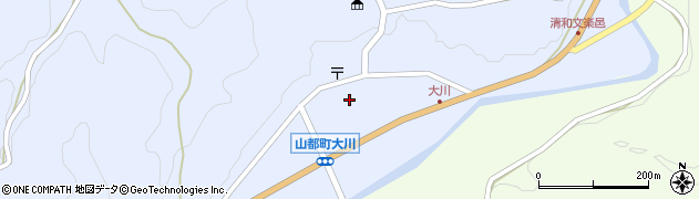 熊本県上益城郡山都町大平296周辺の地図