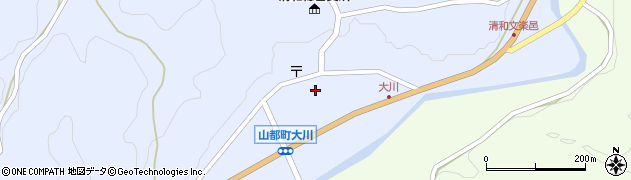 熊本県上益城郡山都町大平295周辺の地図