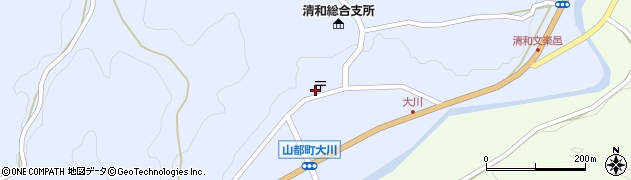 熊本県上益城郡山都町大平363周辺の地図